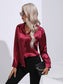 Collared Neck Buttoned Long Sleeve Shirt nicholesgifts