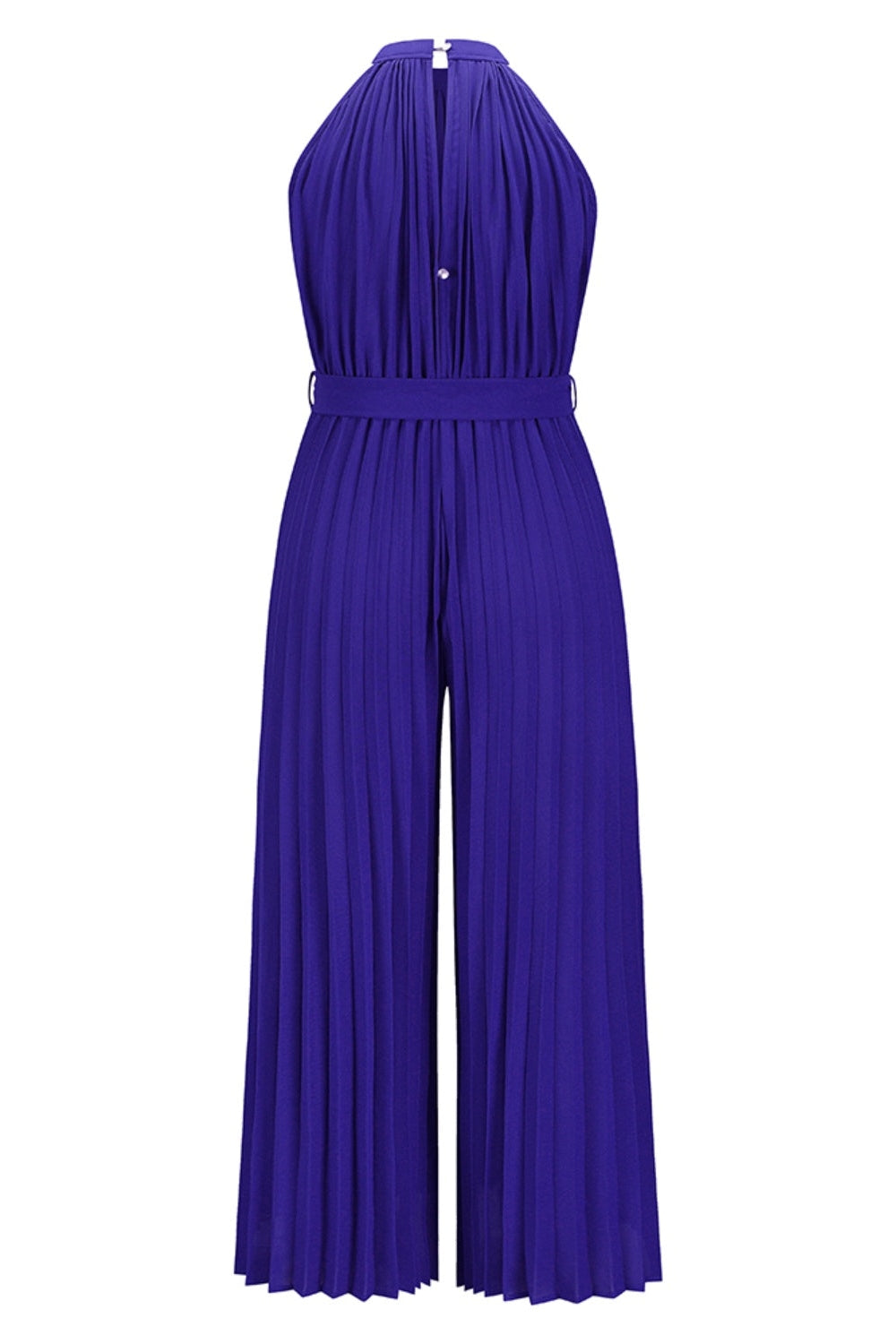 Cutout Tied Pleated Sleeveless Jumpsuit nicholesgifts