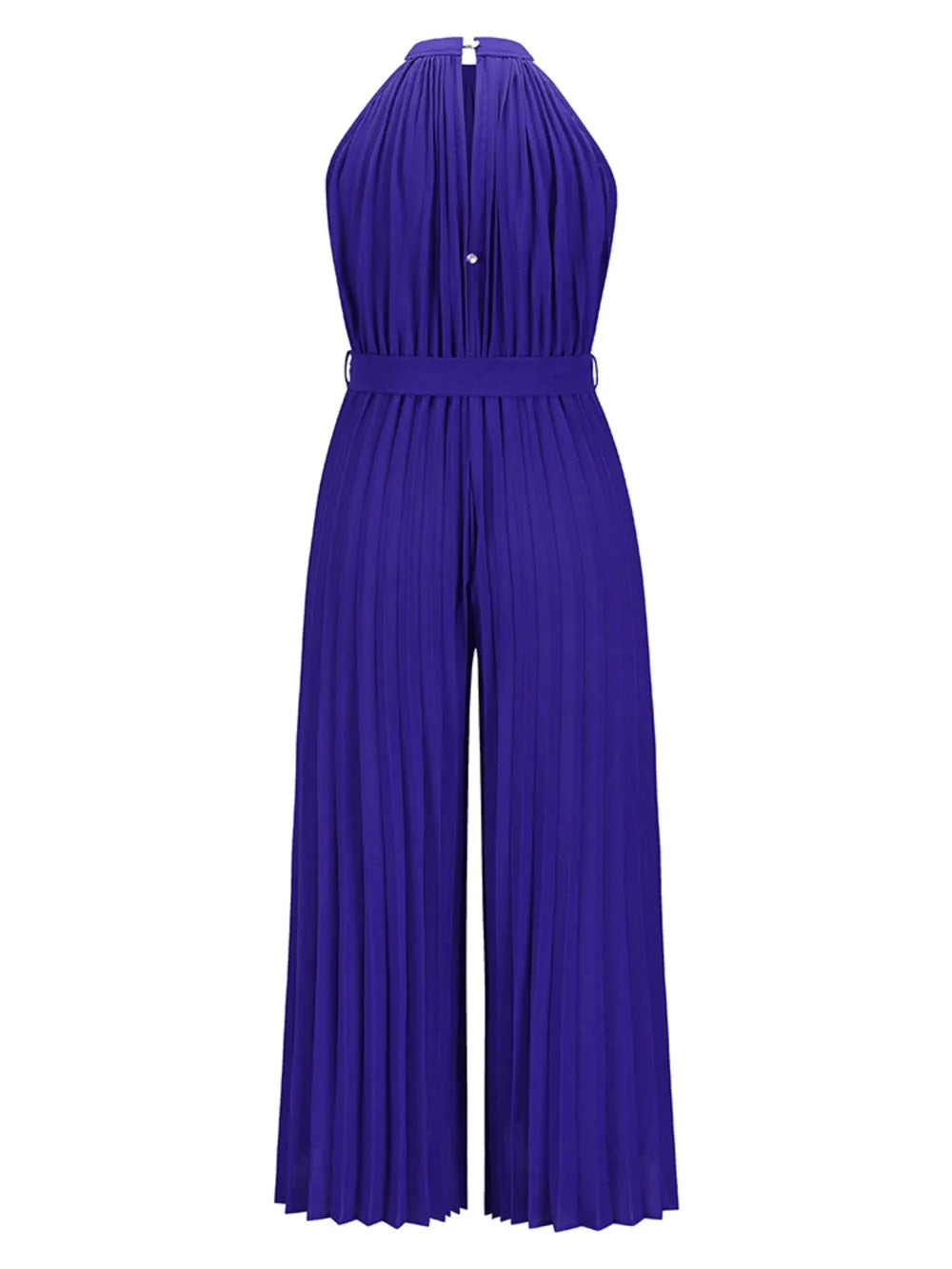 Cutout Tied Pleated Sleeveless Jumpsuit nicholesgifts
