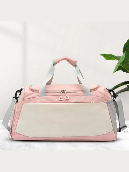 Oxford Cloth Multi Pockets Adjustable Strap Travel Bag Trendsi