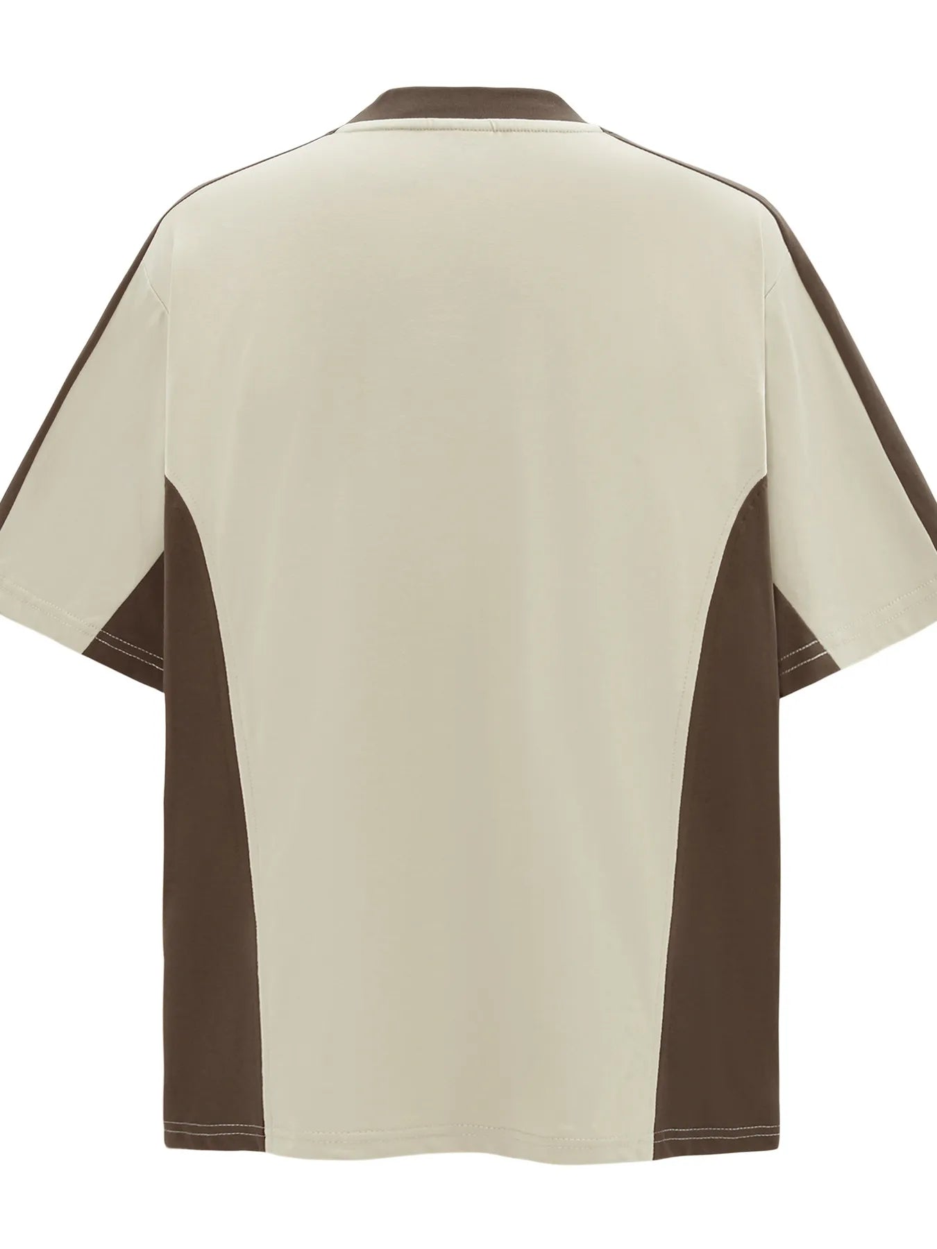 Men's Relaxed Fit Color Block T-Shirt Trendsi