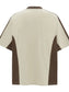 Men's Relaxed Fit Color Block T-Shirt nicholesgifts