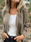 Full Size Texture Knit Longline Coat Plus Size nicholesgifts