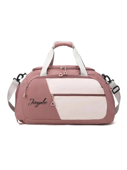 Contrast Nylon Travel Bag nicholesgifts