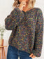 Colorful Long Sleeve Sweater nicholesgifts