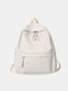 PU Leather Zip Backpack Bag nicholesgifts