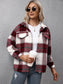 Ivy Lane Plaid Long Sleeve Shirt Jacket nicholesgifts