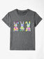 Rabbit Round Neck Short Sleeve T-Shirt nicholesgifts