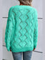 Elegant Texture V-Neck Knit Top nicholesgifts