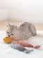 Interactive Fish Shape Pet Plush Toys nicholesgifts