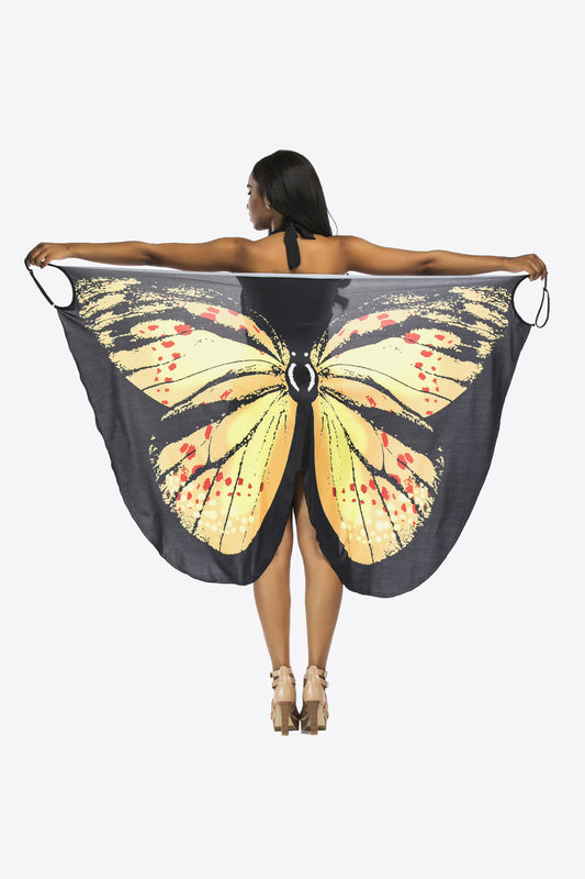 Butterfly Spaghetti Strap Cover Up NicholesGifts