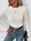 Round Neck Long Sleeve Top nicholesgifts