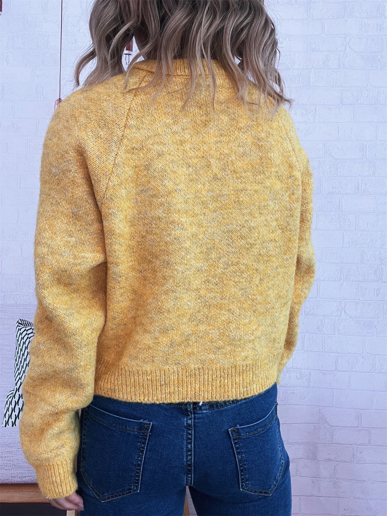 Button-Up Raglan Sleeve Cardigan