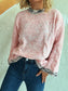 Women Contrast Trim Detail Round Neck Sweater nicholesgifts