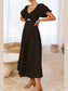 Sweetheart Neck Puff Sleeve Dress nicholesgifts