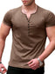 Men's Button Detail Short Sleeve Top nicholesgifts