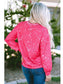 Christmas Santa Claus Tie Dye Print Pullover Sweatshirt nicholesgifts