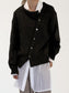 Dropped Shoulder Buttoned Cardigan nicholesgifts