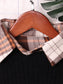 Plaid Long Sleeve Sweater Dress nicholesgifts