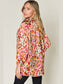 Women Double Take Full Size Printed Button Up Long Sleeve Shirt nicholesgifts