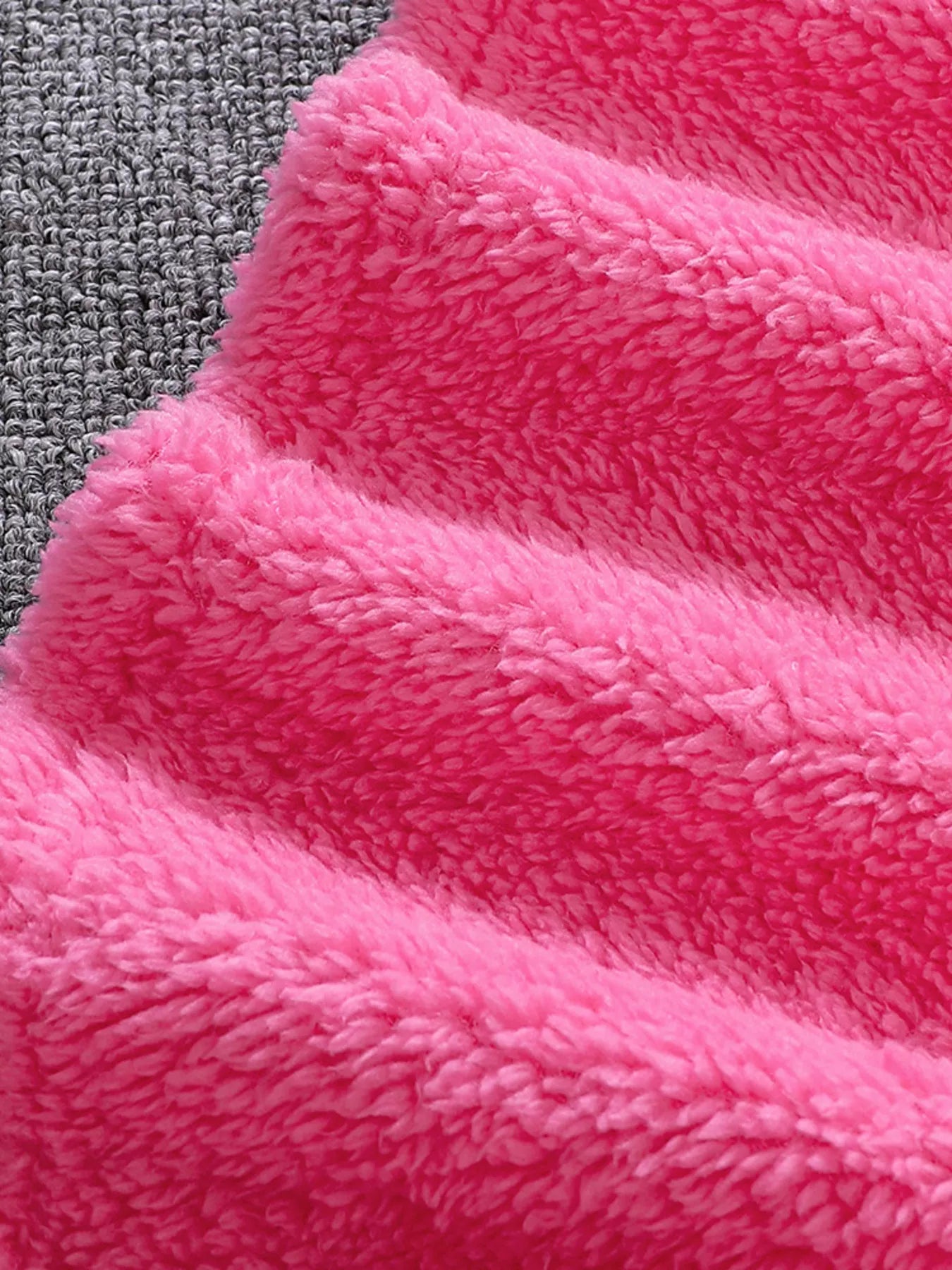 Children's Love Round Neck Fuzzy Sweatshirt Trendsi