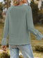 Lace Trim V-Neck Blouse with Flounce Sleeves nicholesgifts