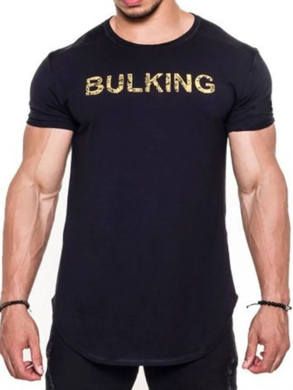 Men's Plus Size Round Neck Short Sleeve T-Shirt Trendsi
