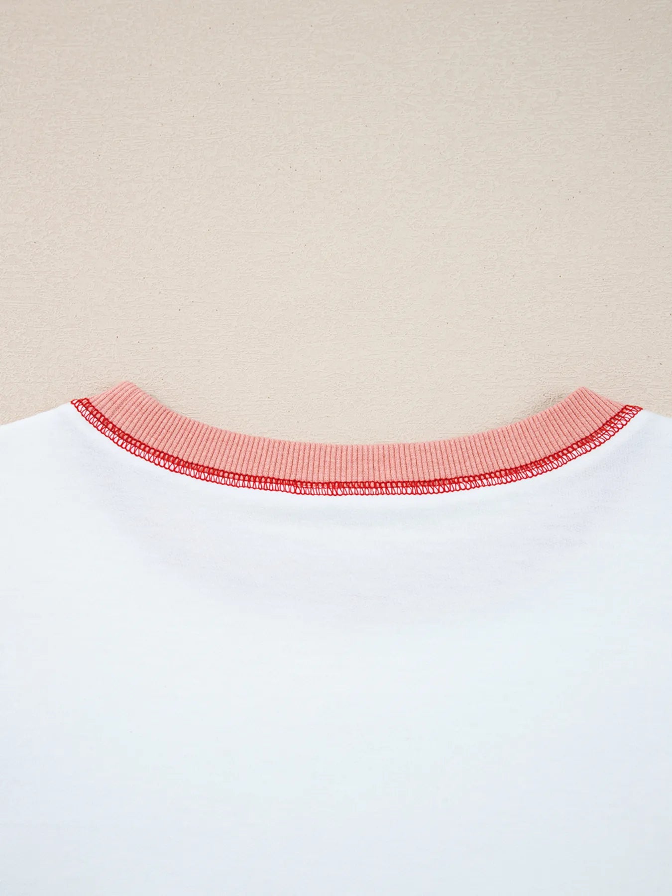 Stripe Color Block Contrast Stitching Oversize Sweatshirt
