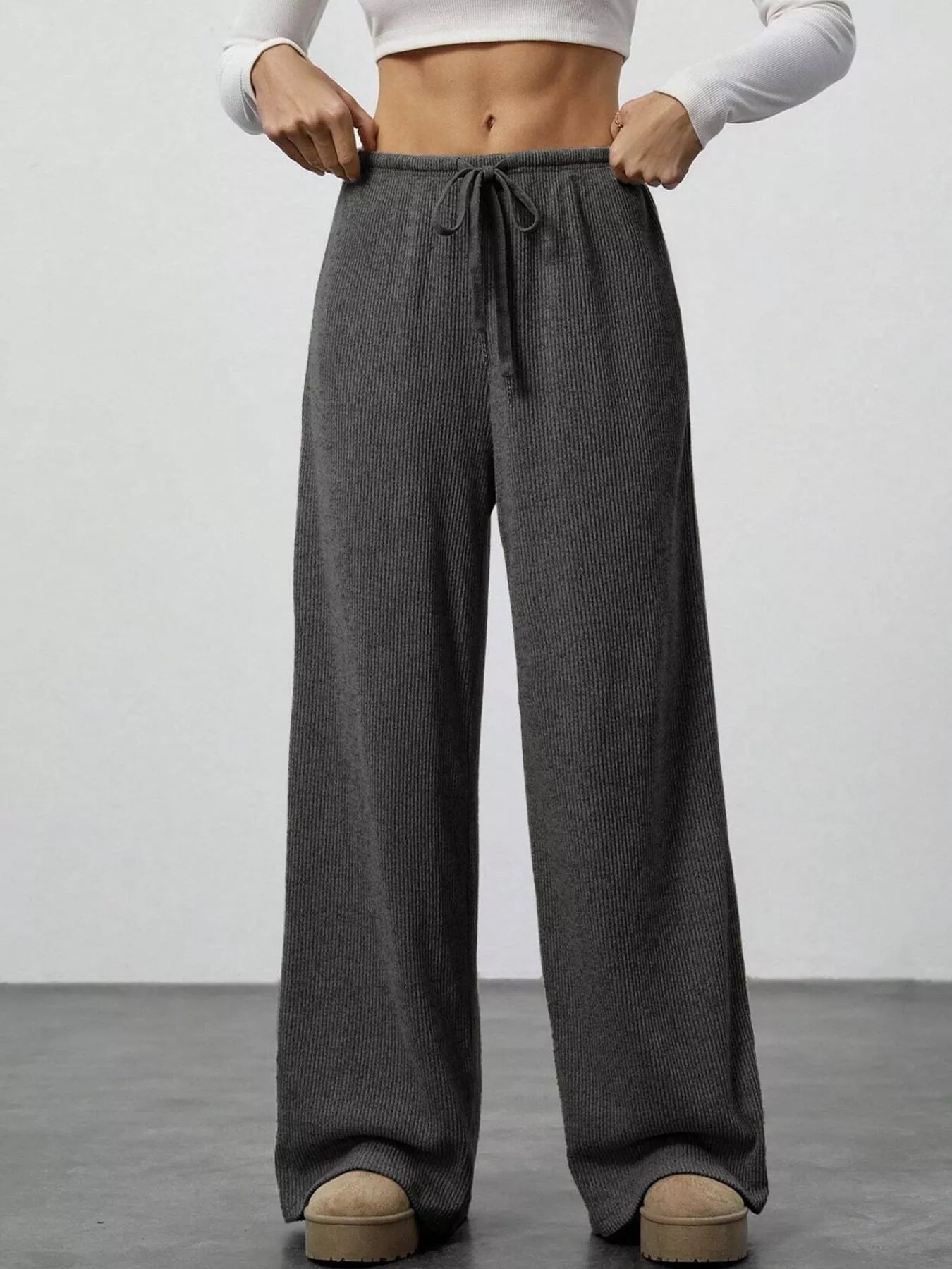 Women Relaxed Fit Drawstring Pants nicholesgifts