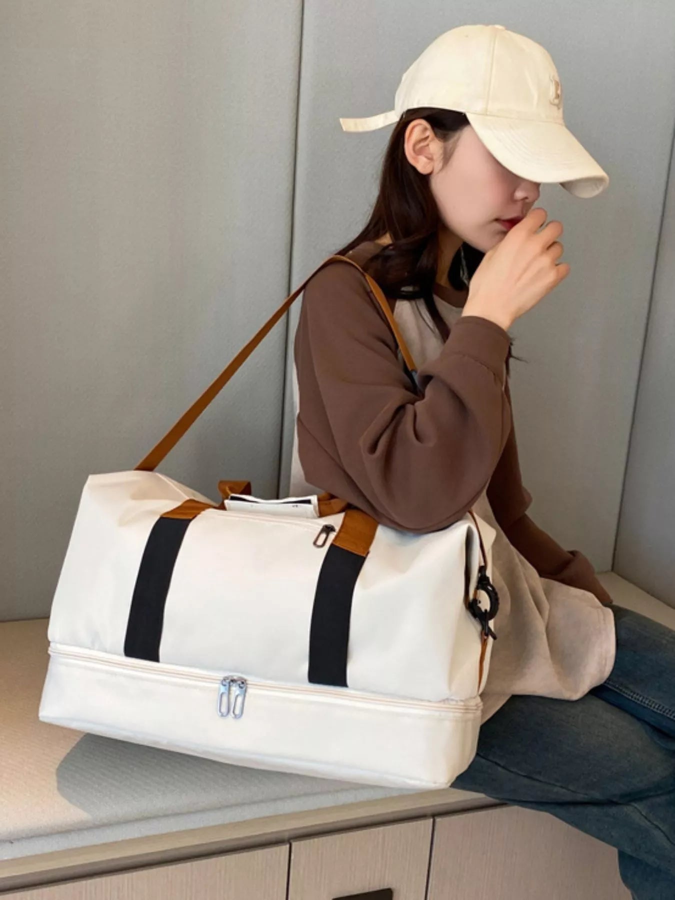 Multifunctional Waterproof Travel Duffel Bag nicholesgifts