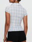 Plaid Short Sleeve Button-Up Shirt nicholesgifts