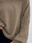 Women Cold Shoulder Turtleneck Sweater nicholesgifts