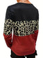 Crisscross Color Block Long Sleeve T-Shirt nicholesgifts