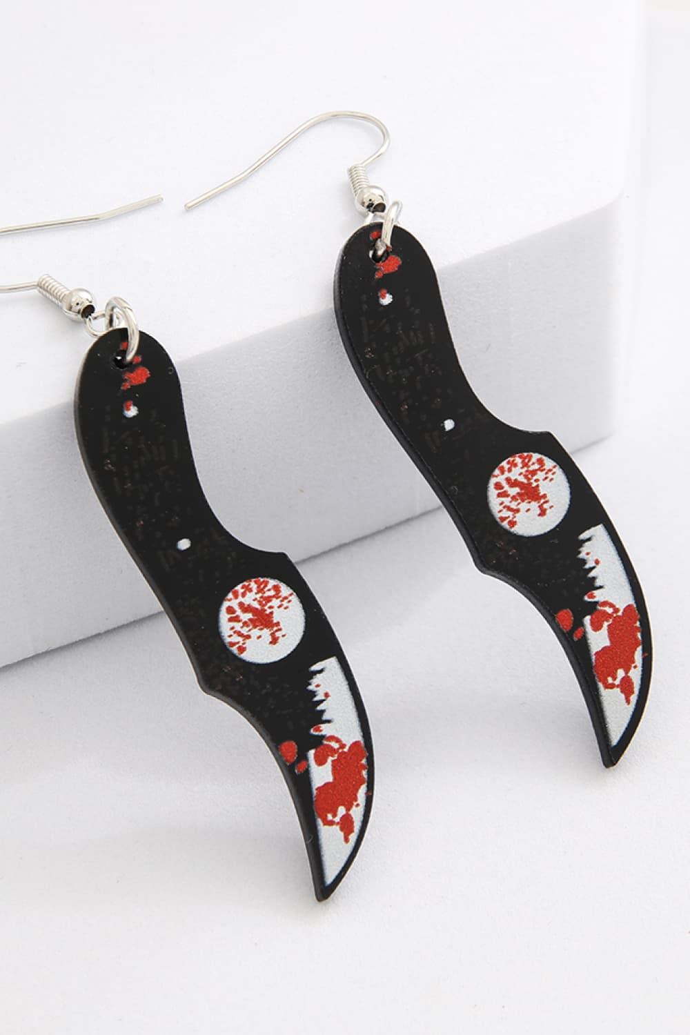 Women Bloody Horror Halloween Drop Earrings NicholesGifts