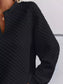 Notched Raglan Sleeve Sweatshirt nicholesgifts