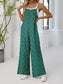 Full Size Floral Print Wide Leg Casual Jumpsuit Plus Size nicholesgifts