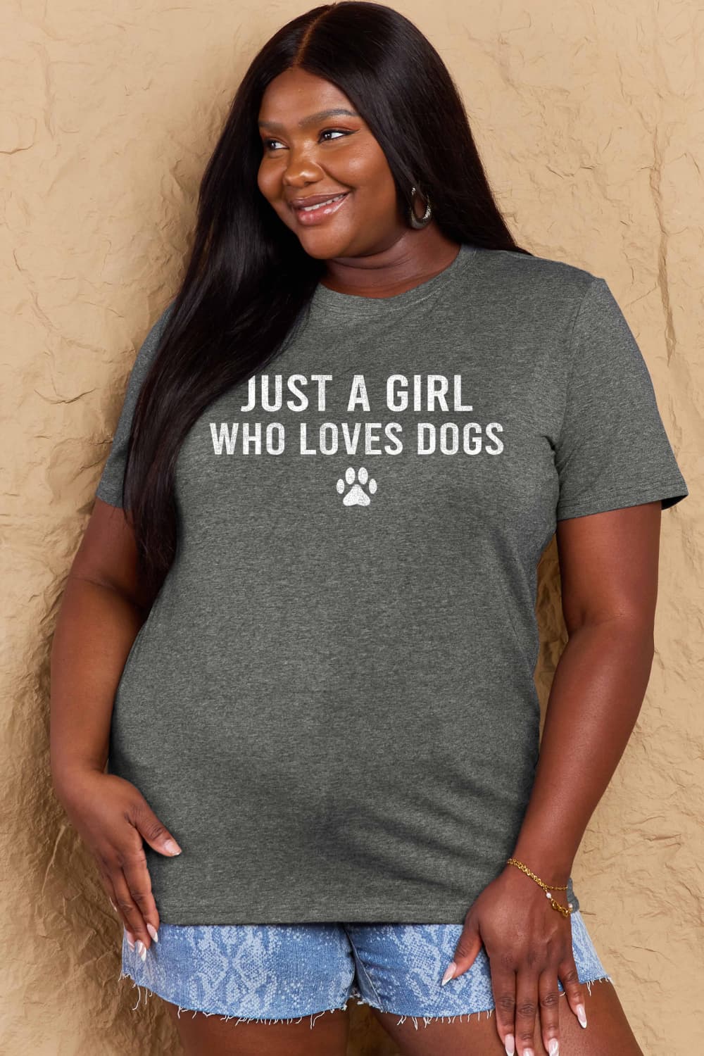 Simply Love Full Size Dog Paw Graphic Cotton T-Shirt nicholesgifts