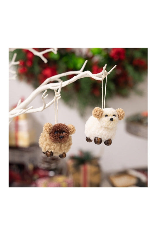 2-Piece Fuzzy Puppy Hanging Widget nicholesgifts