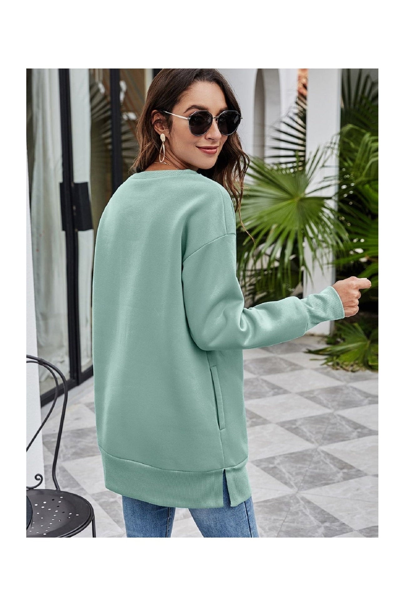 BELIEVE Graphic Tunic Sweatshirt NicholesGifts