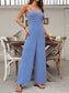 Spaghetti Strap Wide Leg Jumpsuit nicholesgifts