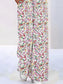 Full Size Floral Print Wide Leg Casual Jumpsuit Plus Size nicholesgifts