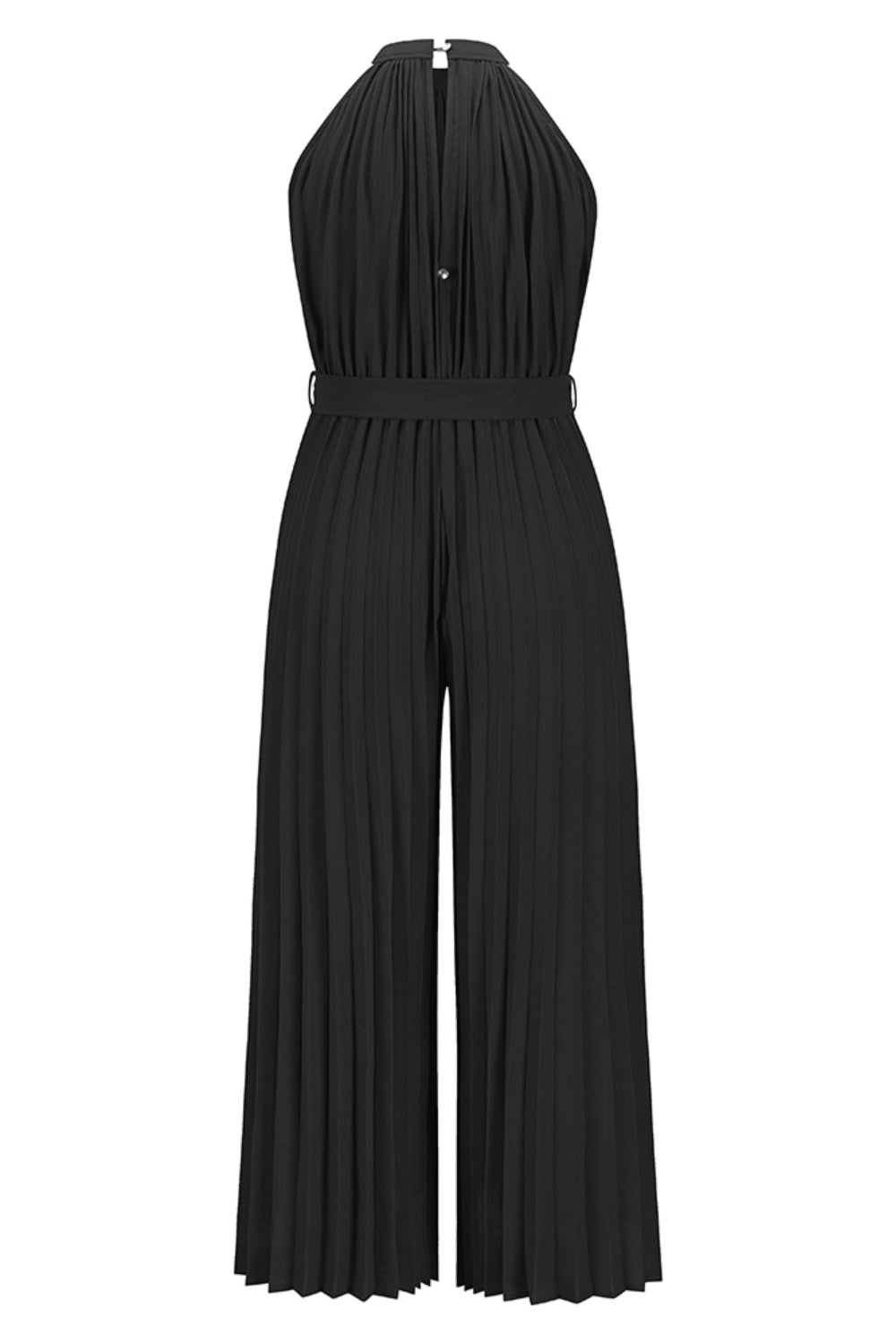 Cutout Tied Pleated Sleeveless Jumpsuit nicholesgifts