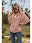 NicholesGifts Women Cable-Knit Long Sleeve Hooded Jacket nicholesgifts