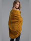 Dolman Sleeve Open Front Ribbed Trim Longline Cardigan nicholesgifts