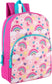 15 Inch Kids Backpacks for Boys & Girls | Preschool, Kindergarten, Elementary School Backpacks with Adjustable, Padded Straps (Happy Hearts)
