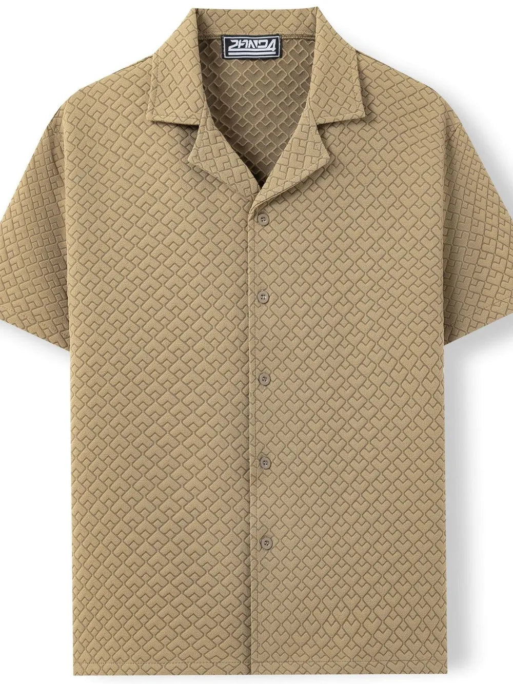 Men's Plus Size Button Down Short Sleeve Shirt Trendsi