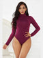 Turtleneck Long Sleeve Bodysuit nicholesgifts