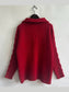 Ribbed Half Zip Long Sleeve Sweater nicholesgifts