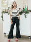Perfee Striped Half Zip Sweater Vest nicholesgifts