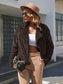 Ivy Lane Plush Open Front Dropped Shoulder Jacket nicholesgifts